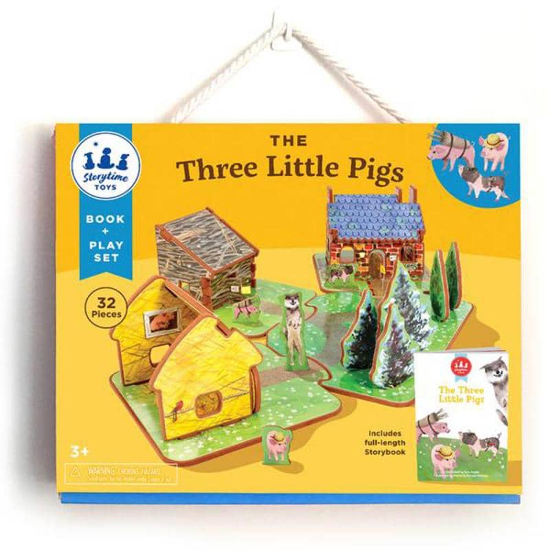 The Three Little Pigs Book And Play Set-Kidding Around NYC