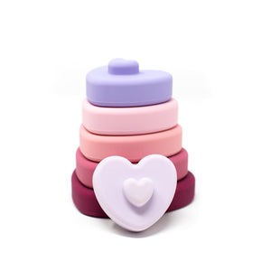 Silicone Heart Stacker Set - Cupid Infant
