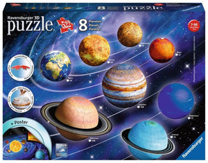 Ravensburger 11668: 3D Solar System (522 Piece 3D Jigsaw Puzzle)