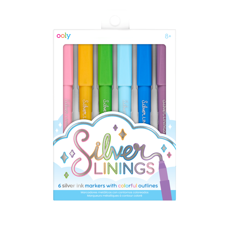 SILVER LINING COLORFUL MARKERS