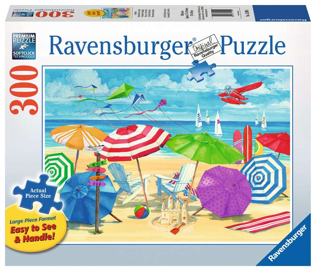 Ravensburger 13590: Meet Me at the Beach (300 Large Piece Jigsaw Puzzle)