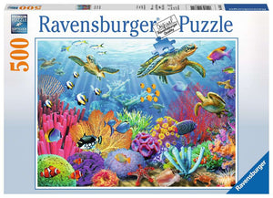 Ravensburger 14661: Tropical Waters (500 Piece Jigsaw Puzzle)-Kidding Around NYC