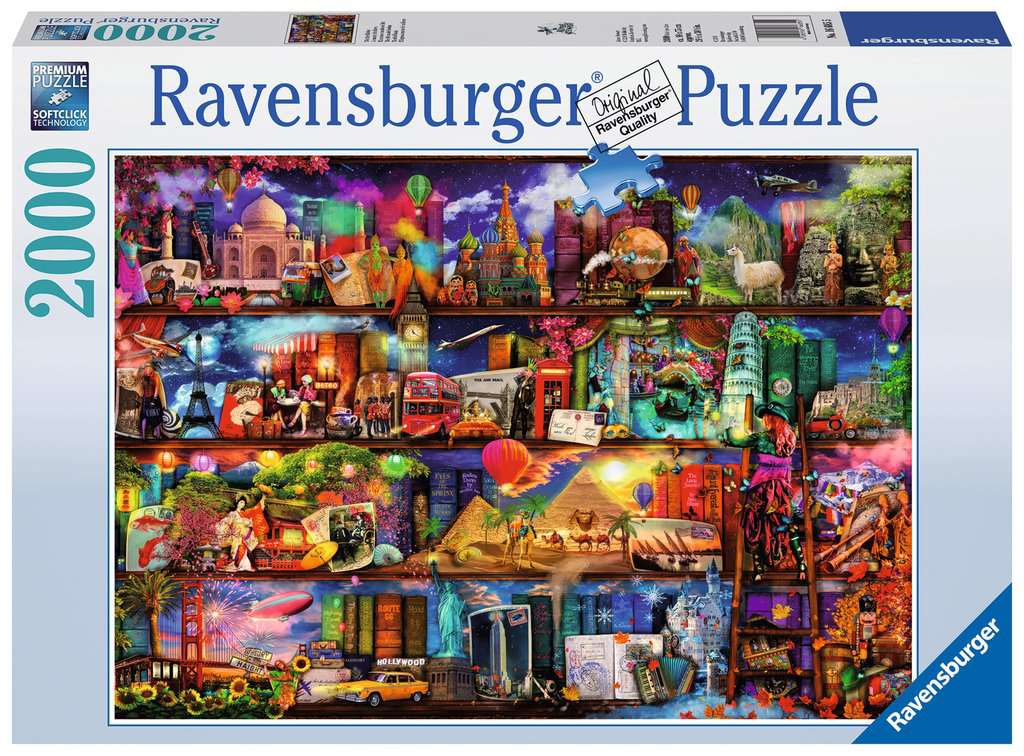 Ravensburger 16685: World of Books (2000 Piece Jigsaw Puzzle)