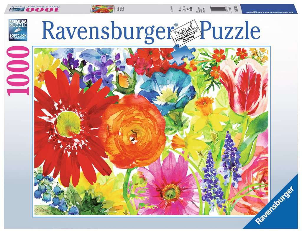 Ravensburger 19729: Abundant Blossoms (1000 Piece Jigsaw Puzzle)