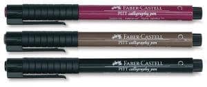 3 Pitt Calligraphy Pens-Color-Kidding Around NYC