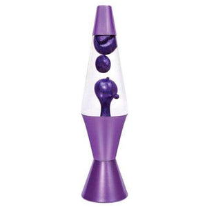 Metallic Purple Wax Lava Lamp 14.5"-Kidding Around NYC