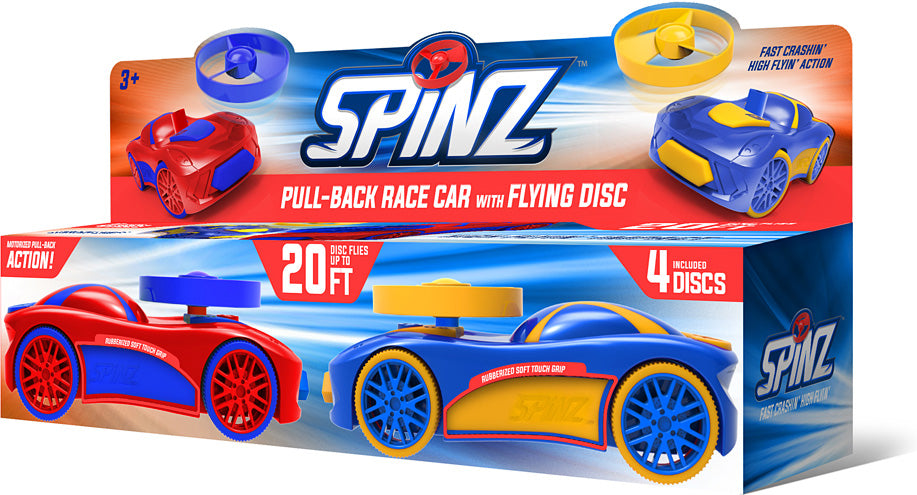 Spinz Pull-Back Race Car - Two Pack Asst