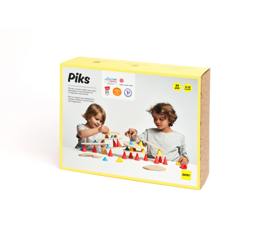 PIKS BIG BUILDING KIT (64 PIECES)