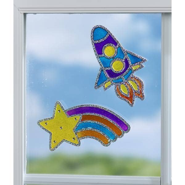 Outer Space Window Art Arts & Crafts