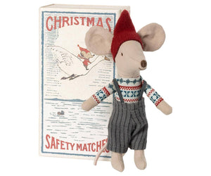Christmas Big Brother Mouse In Matchbox 2021 Dollhouses & Accessories