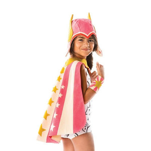 Pink Cape and Hat Hero Set (Made in the USA)