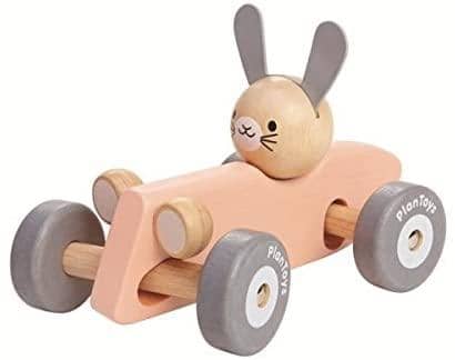 Rabbit Racing Car Pastel-Kidding Around NYC
