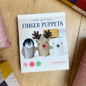 Winter Make Your Own Finger Puppets (Made in UK)