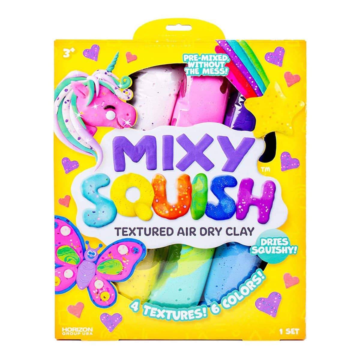 Mixy Squish 6 Pack Pastel Arts & Crafts