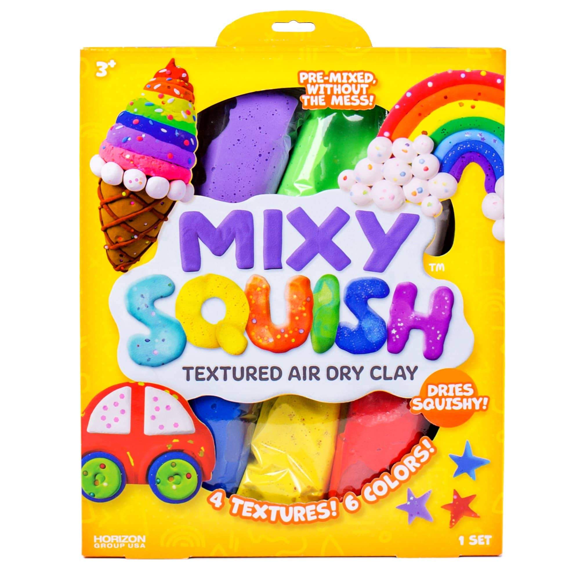 Mixy Squish 6 Pack Rainbow Arts & Crafts