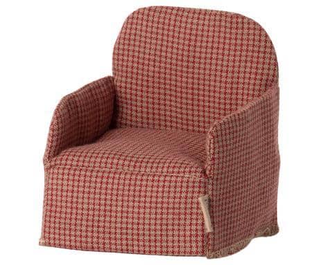 Mouse Chair Red Dollhouses & Accessories