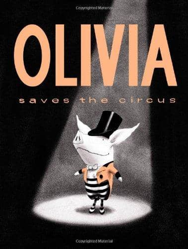 Olivia Saves The Circus (Board Book)-Kidding Around NYC