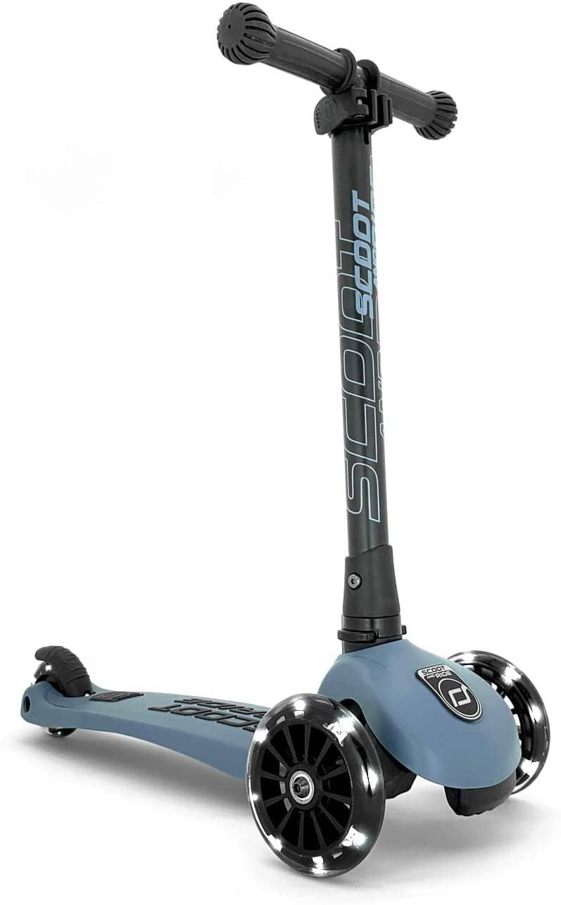 Steel Led Highway Kick Scooter Ages 3-6-Kidding Around NYC