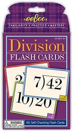 Division Flash Cards-Kidding Around NYC