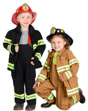 Jr. Firefighter Suit, size 4/6 (Black)