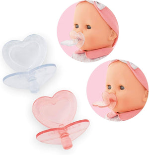 Heart Shaped Doll Pacifier 2 Pack (14 & 17 Inch)-Kidding Around NYC