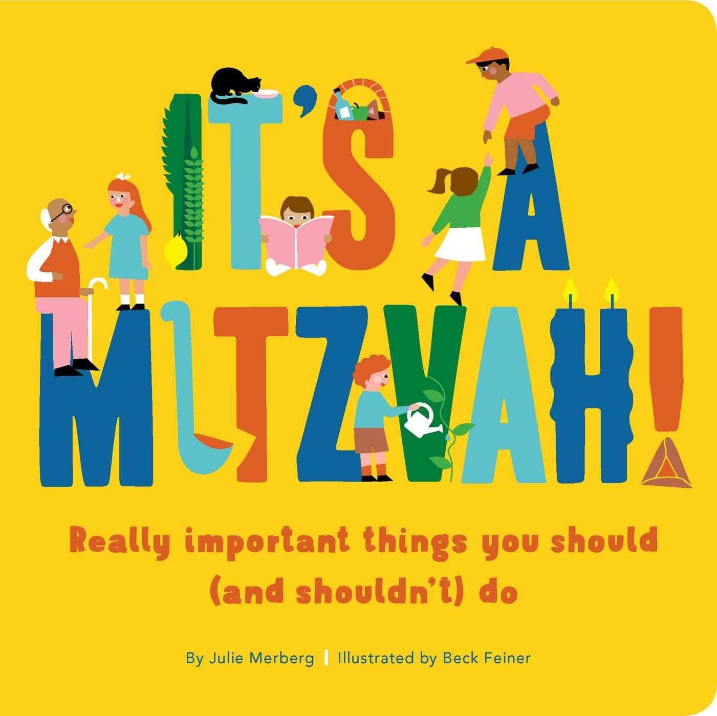 Its A Mitzvah! (Board Book)-Kidding Around NYC