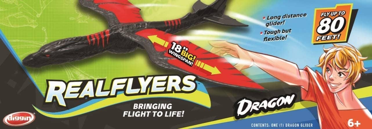 Dragon Real Flyers Glider Plane-Kidding Around NYC