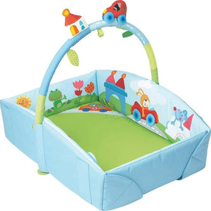 Whimsy City Soft Fabric Play Gym With Detachable Arch - Use As A Play Surface, Changing Area Or Small Bed-Kidding Around NYC