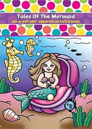 Do A Dot Art:Tales Of Mermaid Coloring Book-Kidding Around NYC