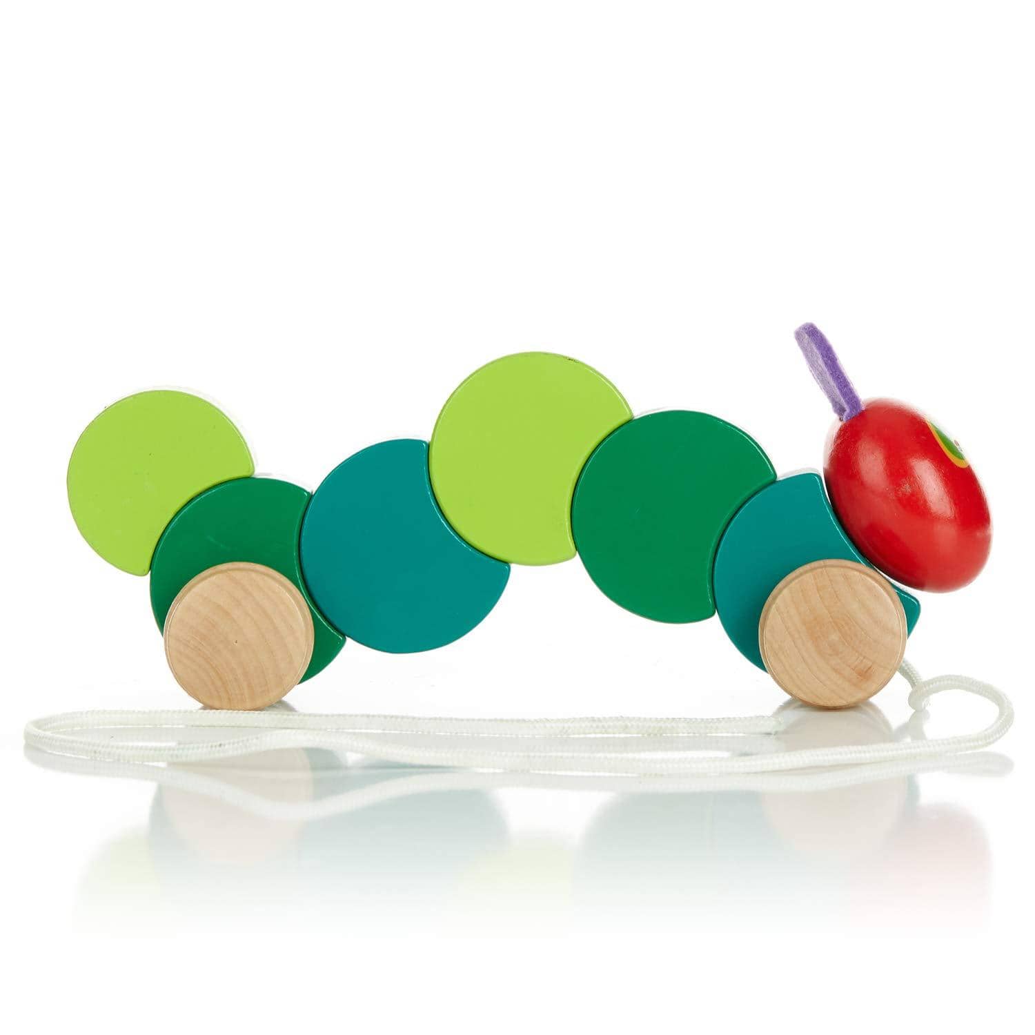 The Very Hungry Caterpillar Pull Toy-Kidding Around NYC