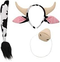 Cow Ears Headband & Tail Kit-Kidding Around NYC