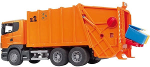 Bruder 03560 SCANIA R-Series Garbage Truck - Orange