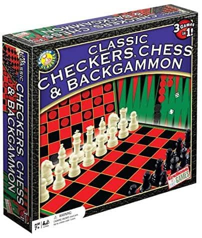 Classic Checkers, Chess & Backgammon-Kidding Around NYC