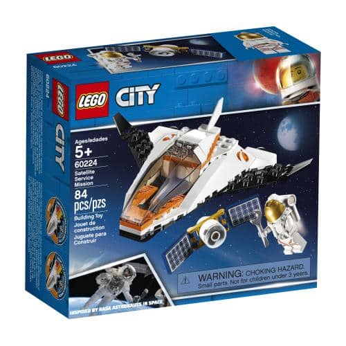 LEGO 60224: City: Satellite Service Mission (84 Pieces)