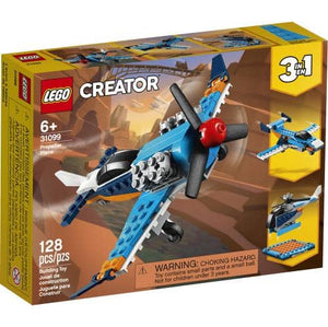 LEGO 31099: Creator:  Propeller Plane (128 Pieces)