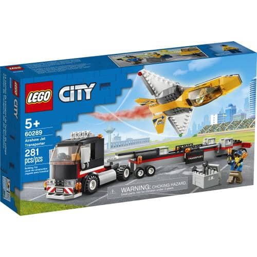 LEGO 60289: City: Airshow Jet Transporter (281 Pieces)