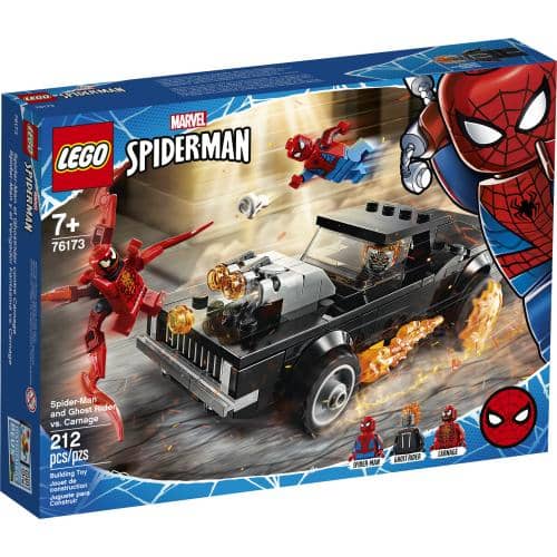 LEGO 76173: Marvel Spiderman: Spiderman and Ghost Rider vs. Carnage (212 Pieces)