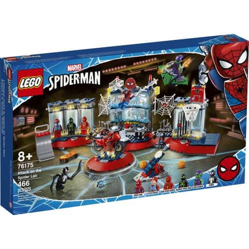 LEGO 76175: Marvel Spiderman: Attack on the Spider Lair (466 Pieces)