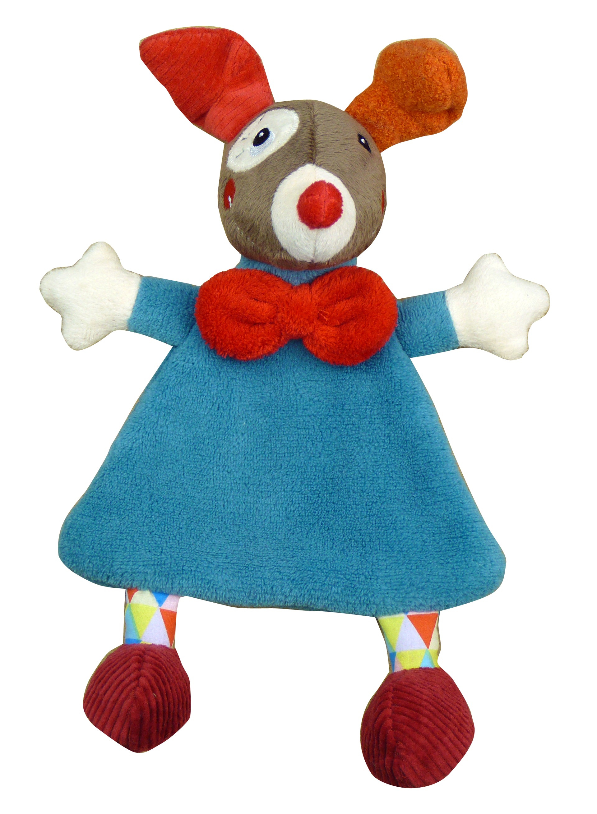 BLUE CLOWN CUDDLY TOY