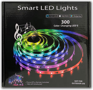 Smart LED Rainbow Lights 300 Color Changing LEDs