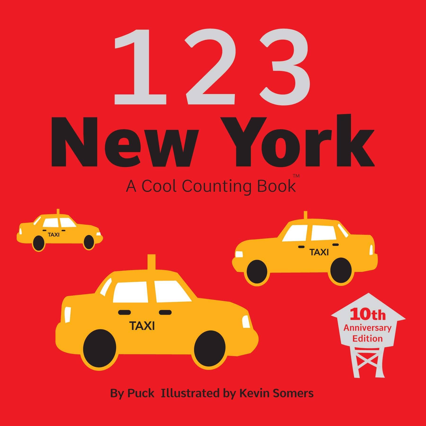 123 New York: A Cool Counting Book (Board Book)-Kidding Around NYC