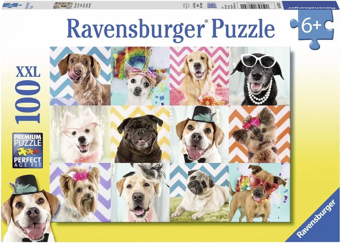 Ravensburger 10870 Doggy Disguise (100 Piece Jigsaw Puzzle)-Kidding Around NYC