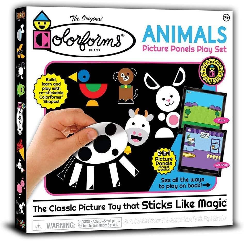 Colorforms Animals Picture Panels Play Set-Kidding Around NYC