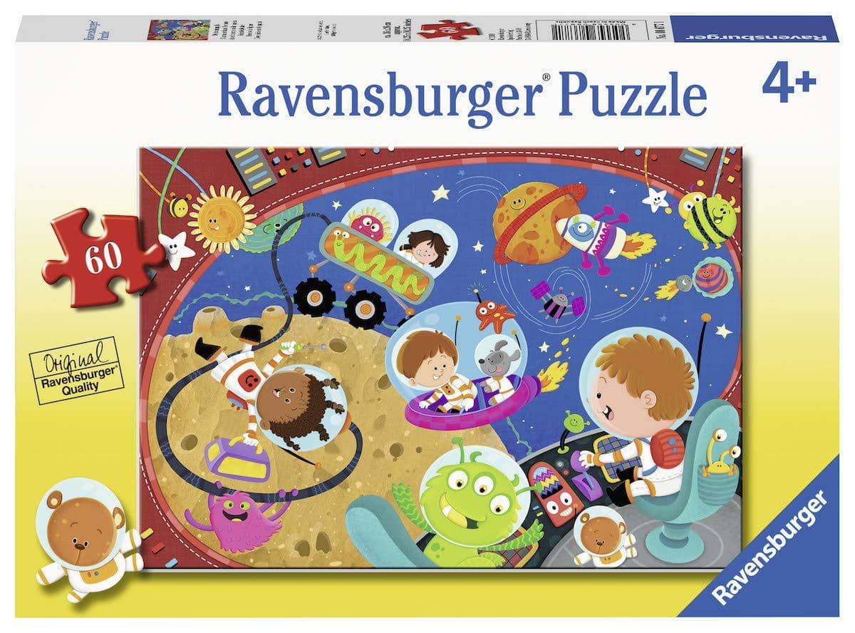 Ravensburger 08677: Recess In Space! (60 Piece Puzzle For Kids)-Kidding Around NYC