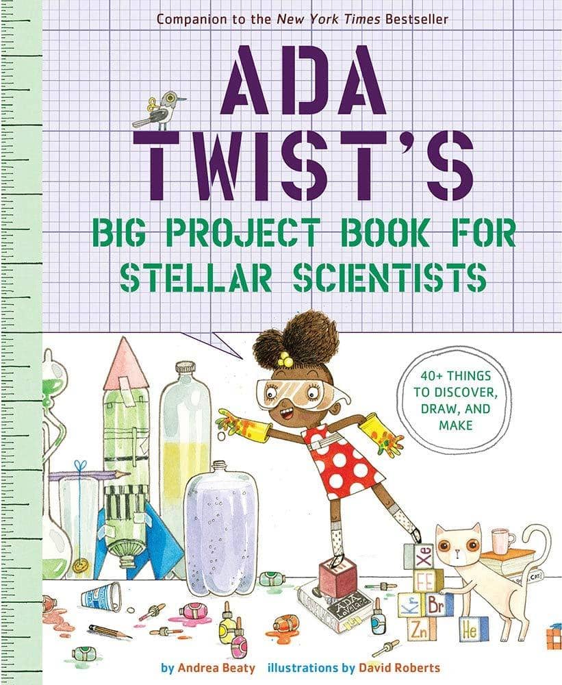 Ada Twists Big Project Book For Stellar Scientists Journal (Paperback)-Kidding Around NYC