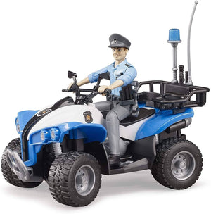 Bruder 63010 Police Quad With Officer And Accessories-Kidding Around NYC