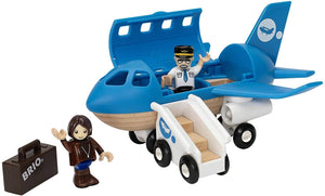 Brio World - 33306 Airplane | 5 Piece Wooden Airplane Toy For Kids Ages 3 And Up-Kidding Around NYC