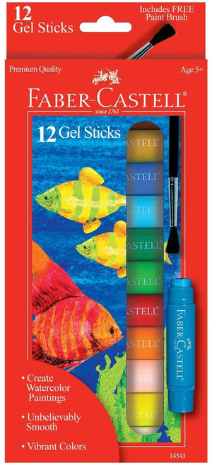 12 Ct. Gel Sticks With Brush-Kidding Around NYC