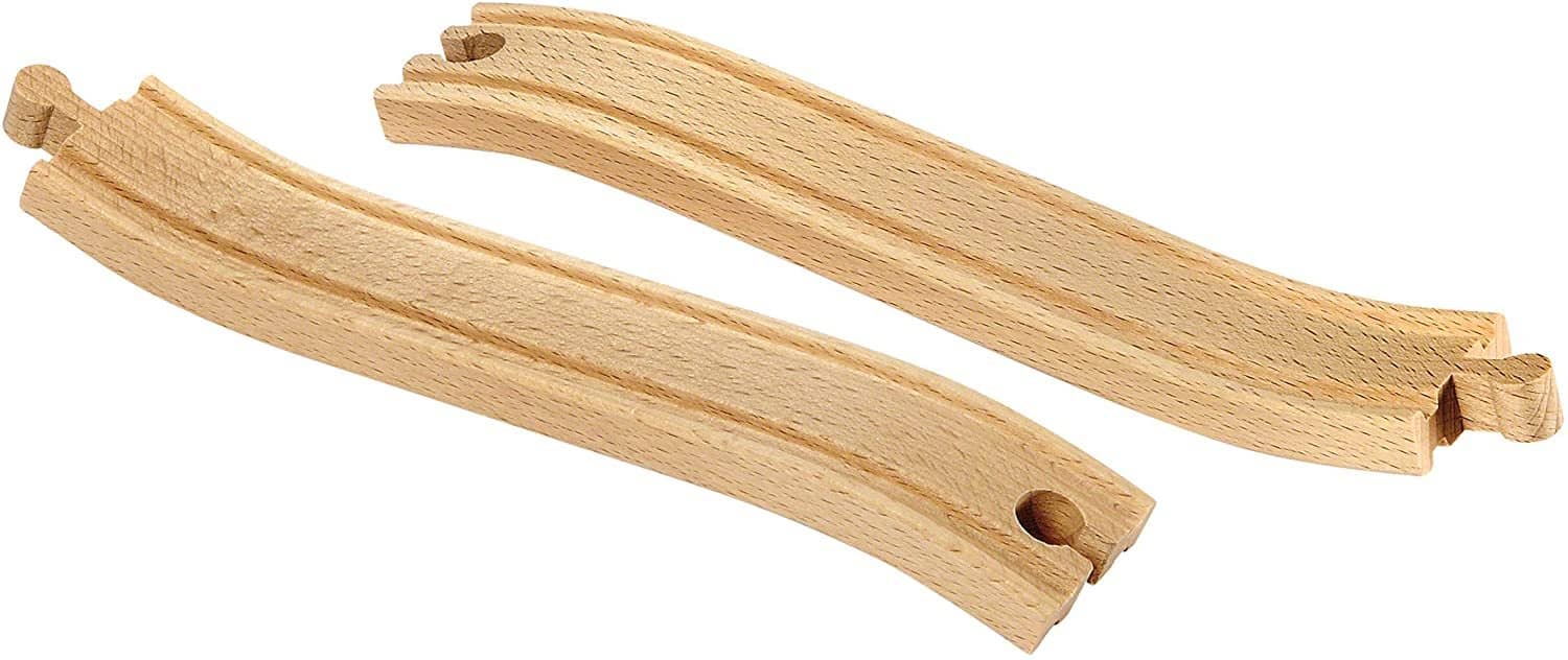 Brio World - 33332 Ascending Tracks | 2 Piece Wooden Train Tracks For Kids Ages 3 And Up-Kidding Around NYC