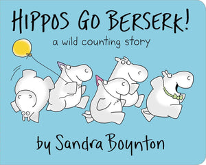 Hippos Go Berserk! (Board Book)-Kidding Around NYC